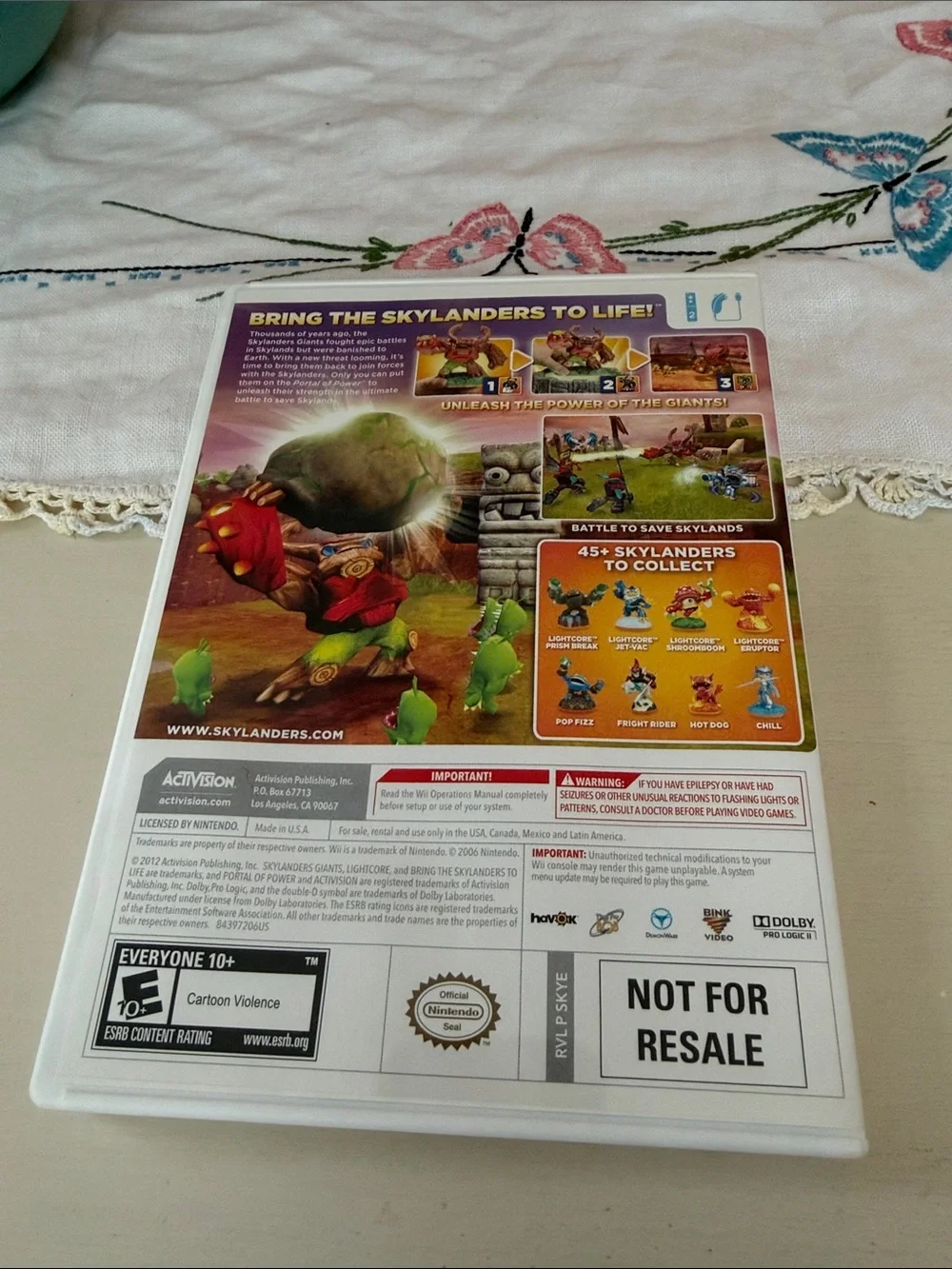 Skylanders Giants (Wii) by Activision - White Case